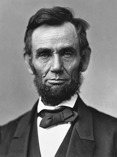 Portrait of Abraham Lincoln (1809 to 1865)