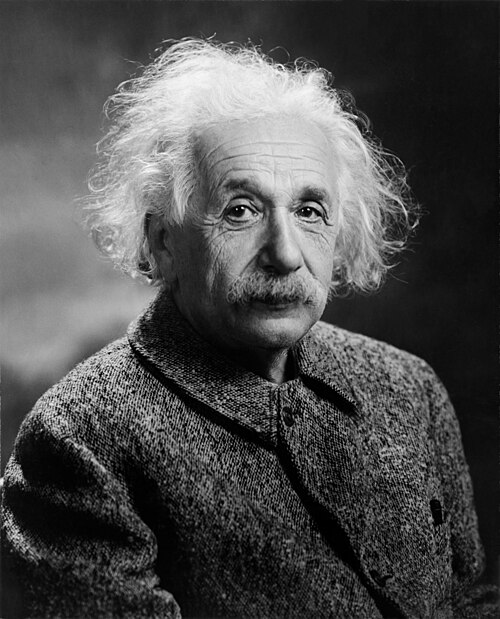 Portrait of Albert Einstein (1879 to 1955)