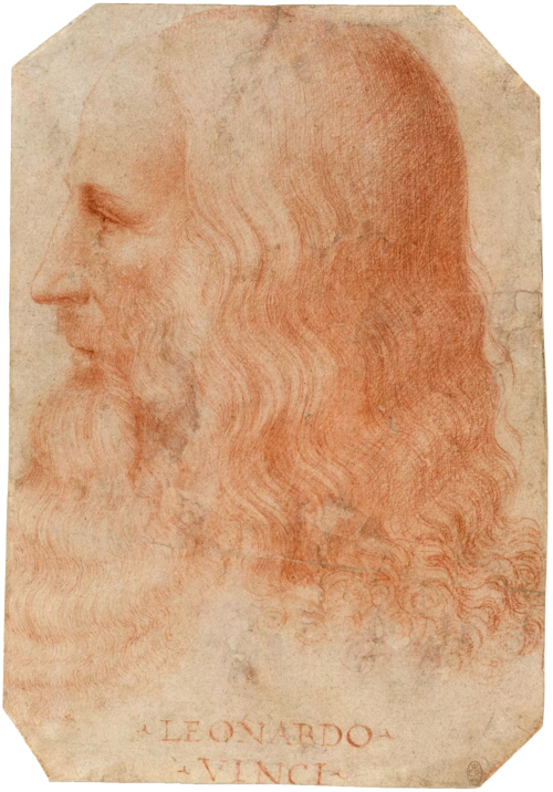 Portrait of Leonardo di ser Piero da Vinci (1452 to 1519)